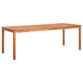 Patio Table 84.6"x35.4"x29.1" Solid Acacia Wood