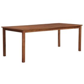 Patio Table 78.7"x39.4"x29.1" Solid Acacia Wood