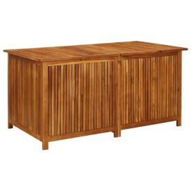 Patio Storage Box 59.1"x31.5"x29.5" Solid Acacia Wood