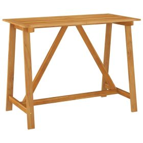 Patio Bar Table 55.1"x27.6"x40.9" Solid Acacia Wood