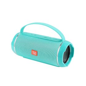 Wireless Audio Subwoofer Plug-in Card U Disk 3D Surround Outdoor Portable Speaker (Color: Green)