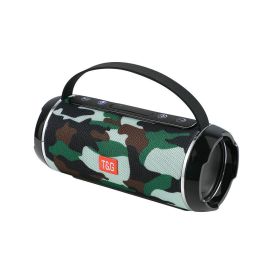 Wireless Audio Subwoofer Plug-in Card U Disk 3D Surround Outdoor Portable Speaker (Color: Camouflage)
