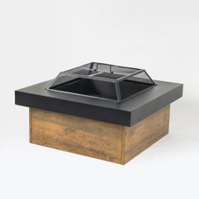 36-inch Iron Fire Pit Table Wood-burning stove