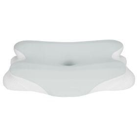 1Pc Orthopedic Memory Foam Pillow With Cooling Case Neck Support Pillow With Machine Washable Case For Side Back Stomach Sleepers (Option: 1Pc)